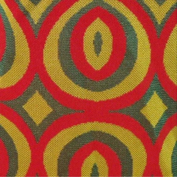 Zara Retro Jacquard Knit Mini Shift Dress Size L - Picture 9 of 10